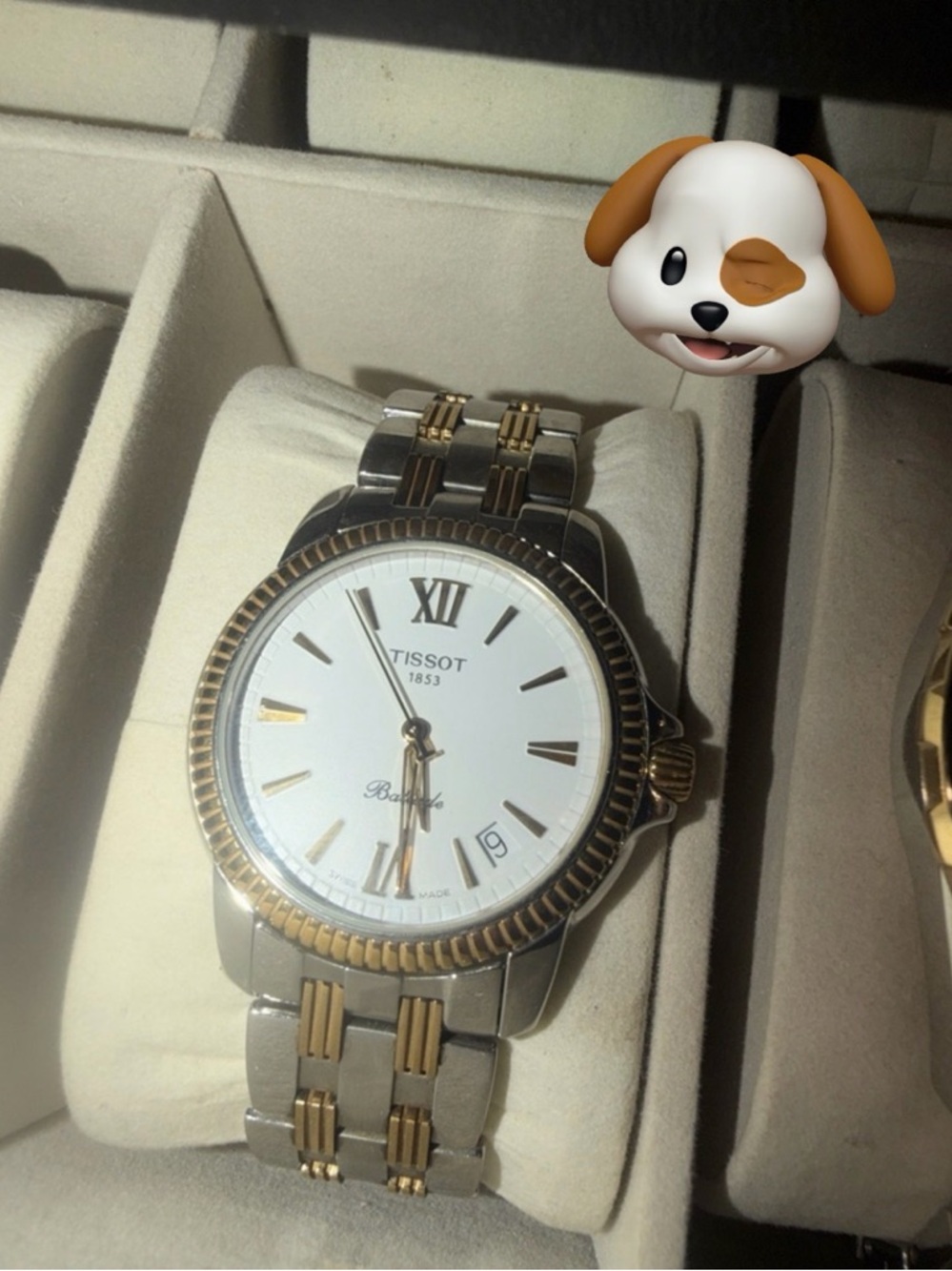 Tissot Two-Tone Gold and Silver Dress Watch